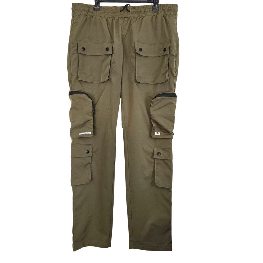 EPTM  x Dave East "Dope Boy" Olive Green  Tactical Utility Cargo Pants Size 2XL